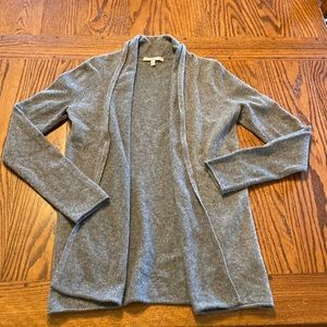 Neiman Marcus cashmere collection sz S grey open front